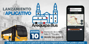 Arequipa Bus Launch Banner